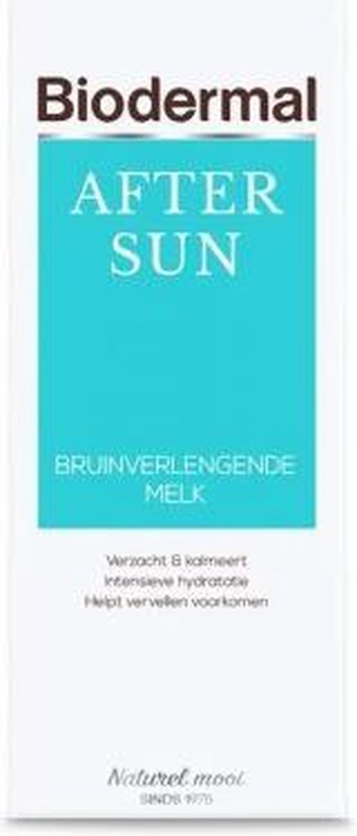 Biodermal Aftersunverlengende Melk - Bruin