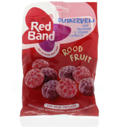 Red Band Fruit Suikervrij - Rood