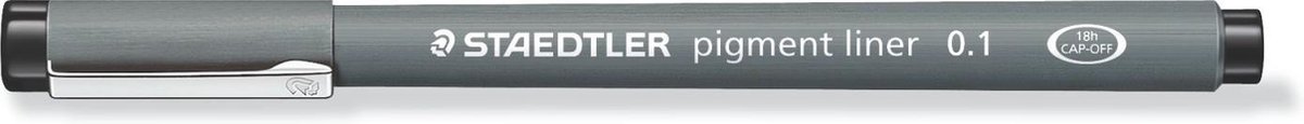 Staedtler Fineliner Pigment Liner Etui Van 4 + 2 - Wit