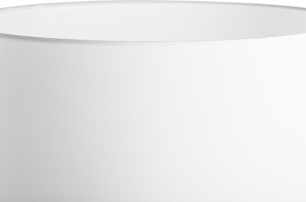 Beliani Vistula Staande Lamp Metaal 55 X 55 Cm - Wit