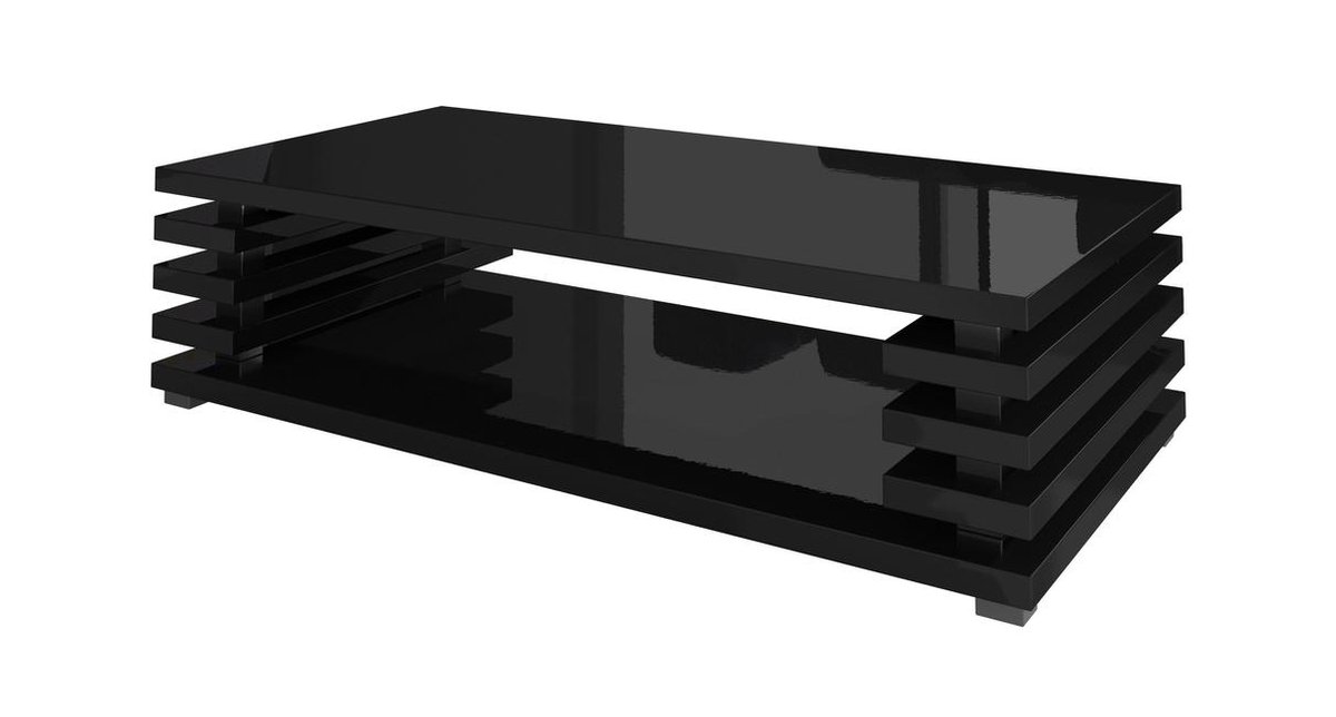 Meubella - Salontafel Plaza - Hoogglans - Zwart