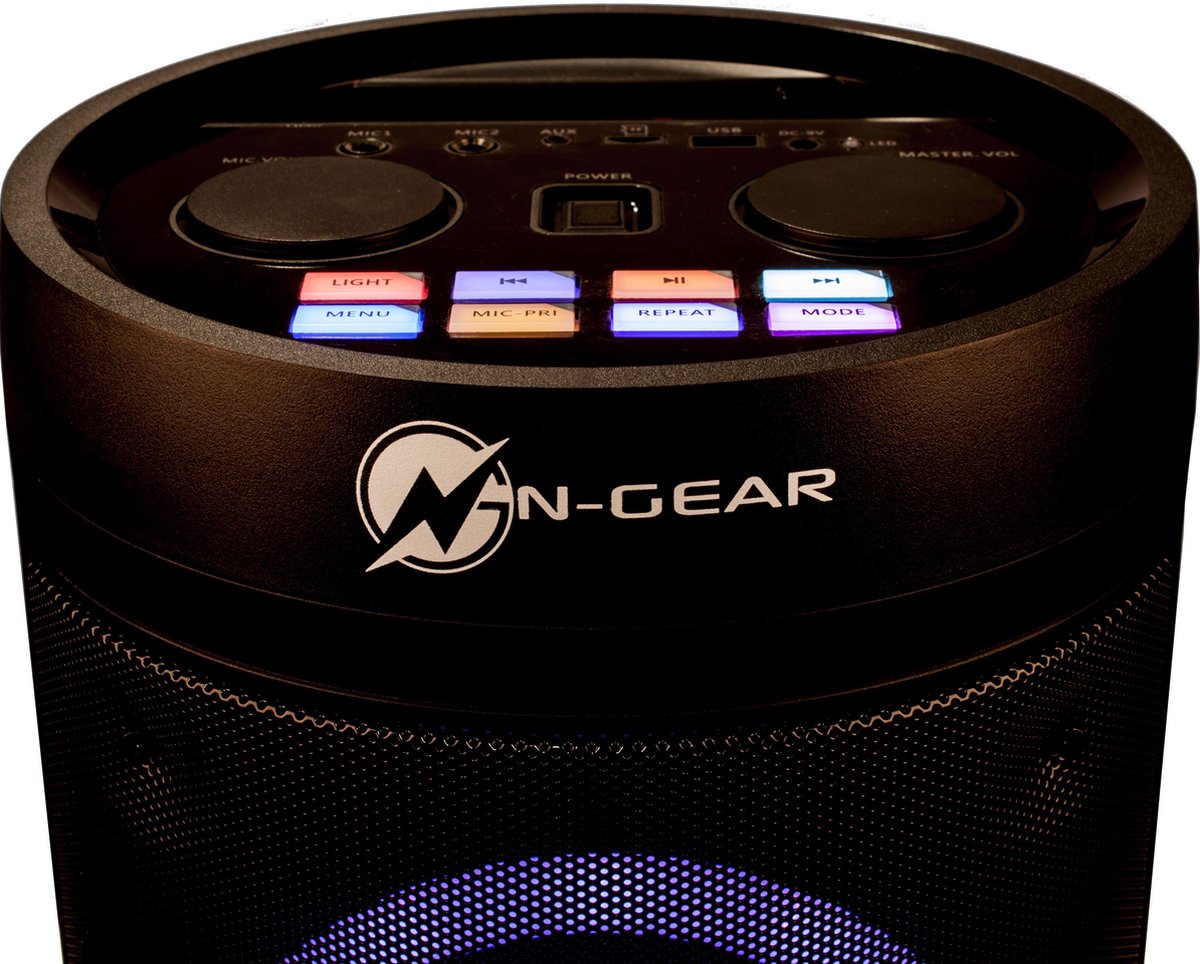 N-Gear LETSGO26R luidspreker Draadloos 40 W - Zwart