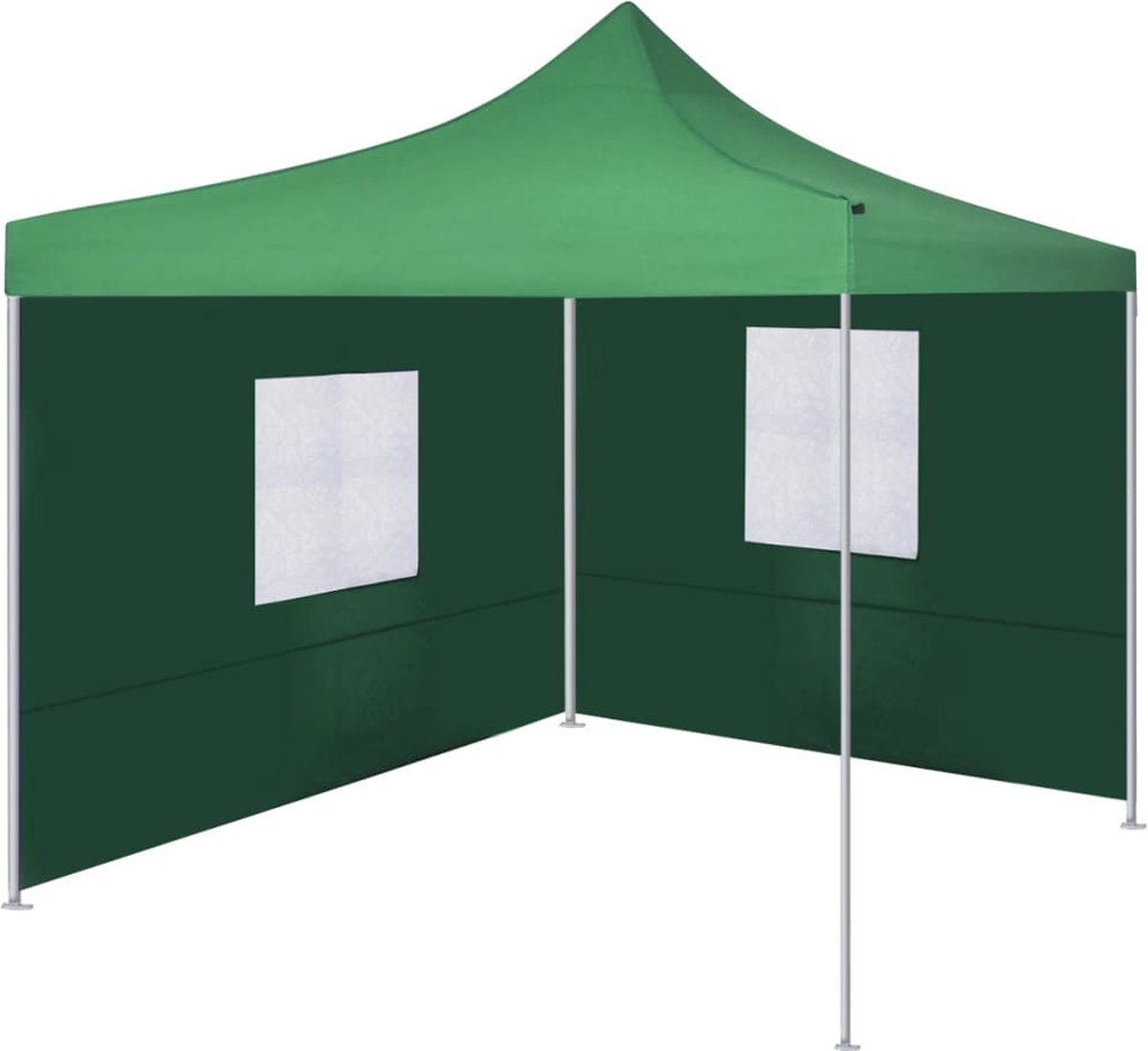 Vidaxl Vouwtent Met 2 Wanden 3x3 M - Verde