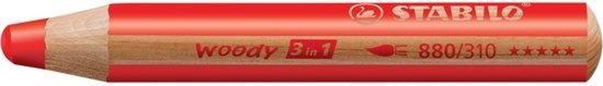Stabilo Potloden Woody 3 In 1 - 6 Stuks - Potlood