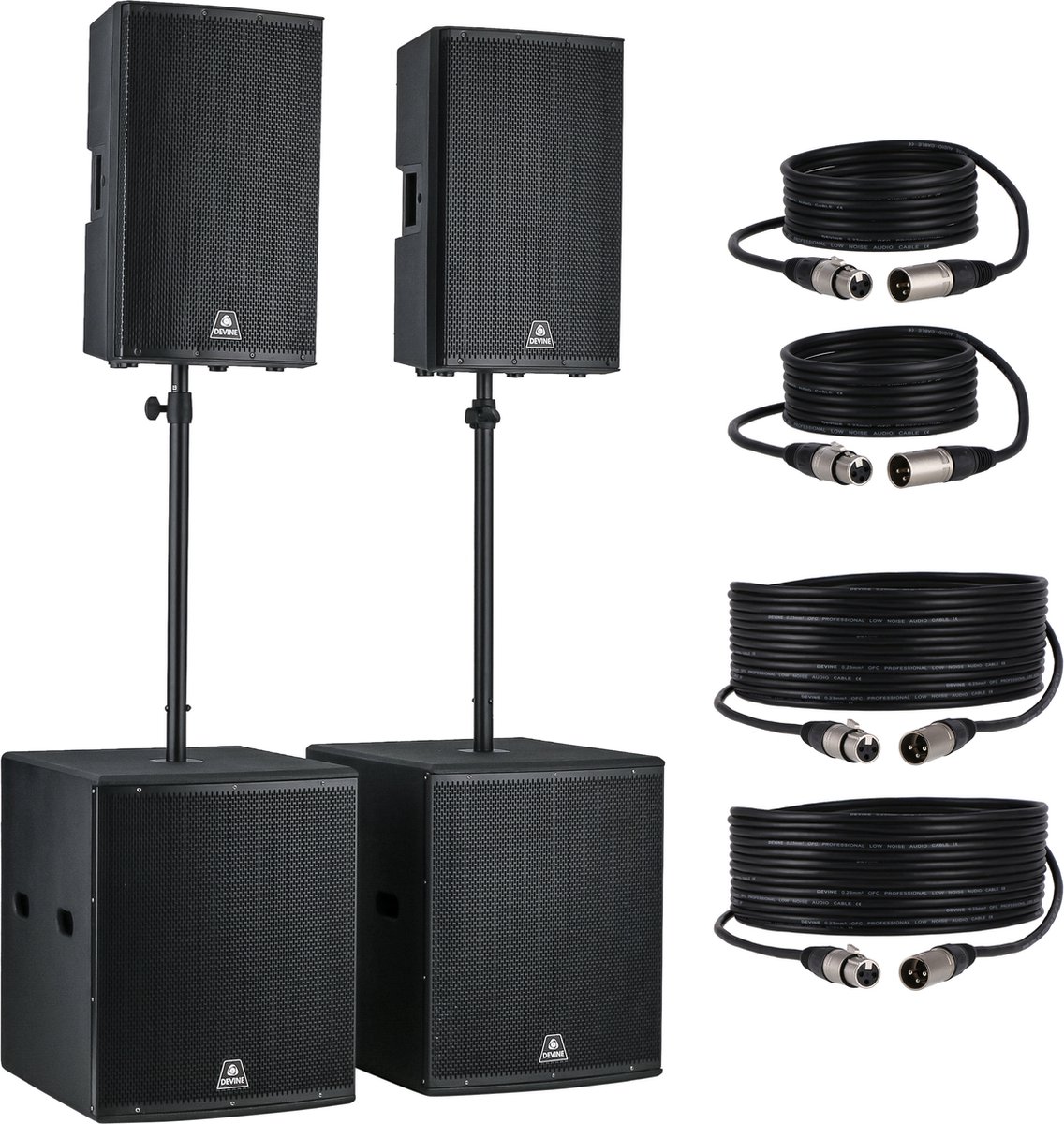 Devine Onyx 2.2 speakerset 15A + 18SA