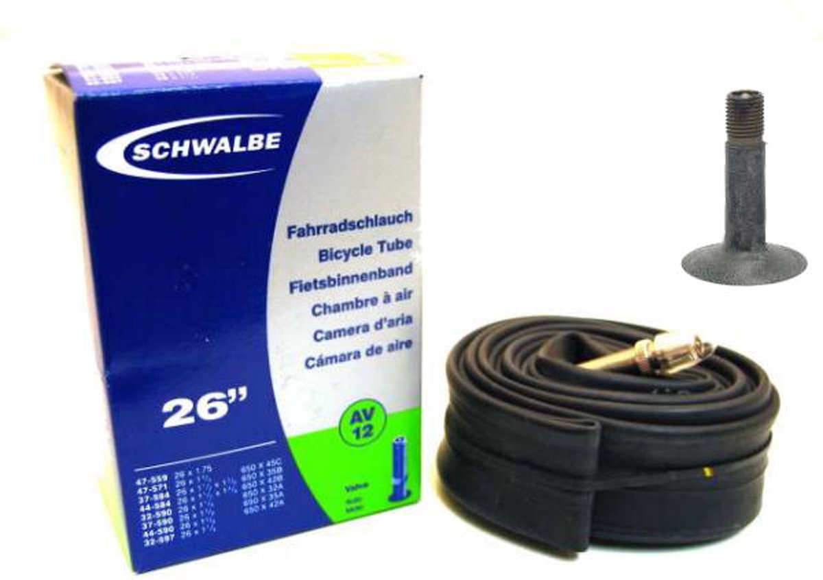 Schwalbe Binnenband 26 Inch (47-559 47-571 35/47/584) Av 40 Mm - Zwart