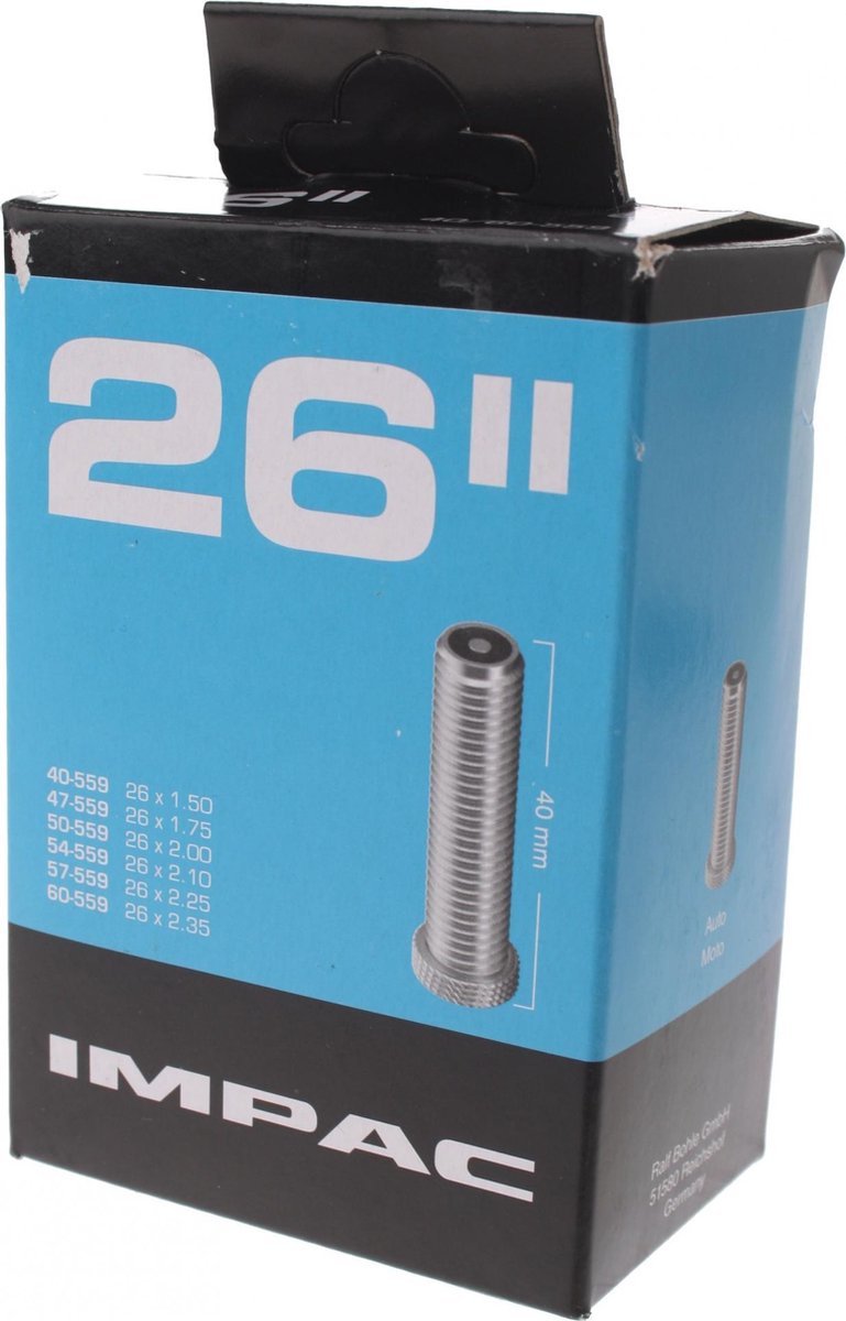 Impac Binnenband 26 Inch (40/60-559) Av 40 Mm - Zwart