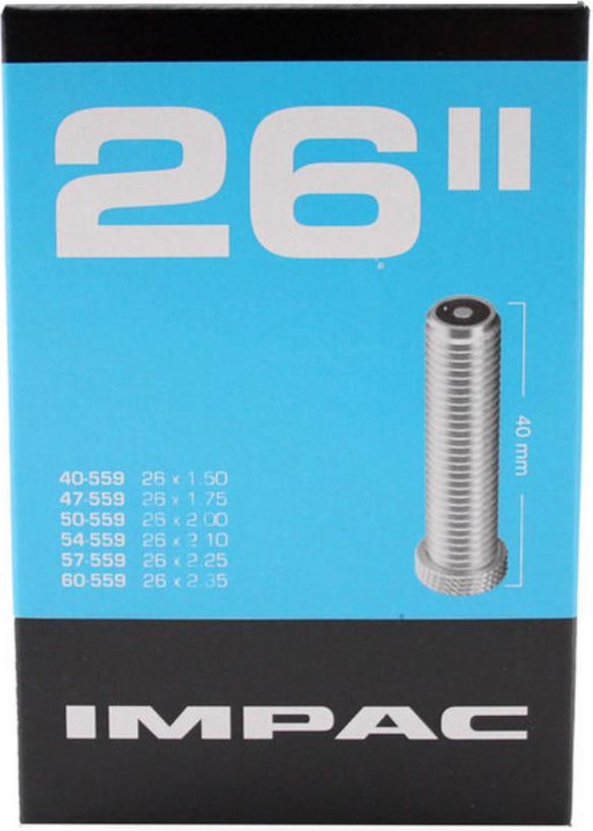 Impac Binnenband 26 Inch (40/60-559) Av 40 Mm - Zwart