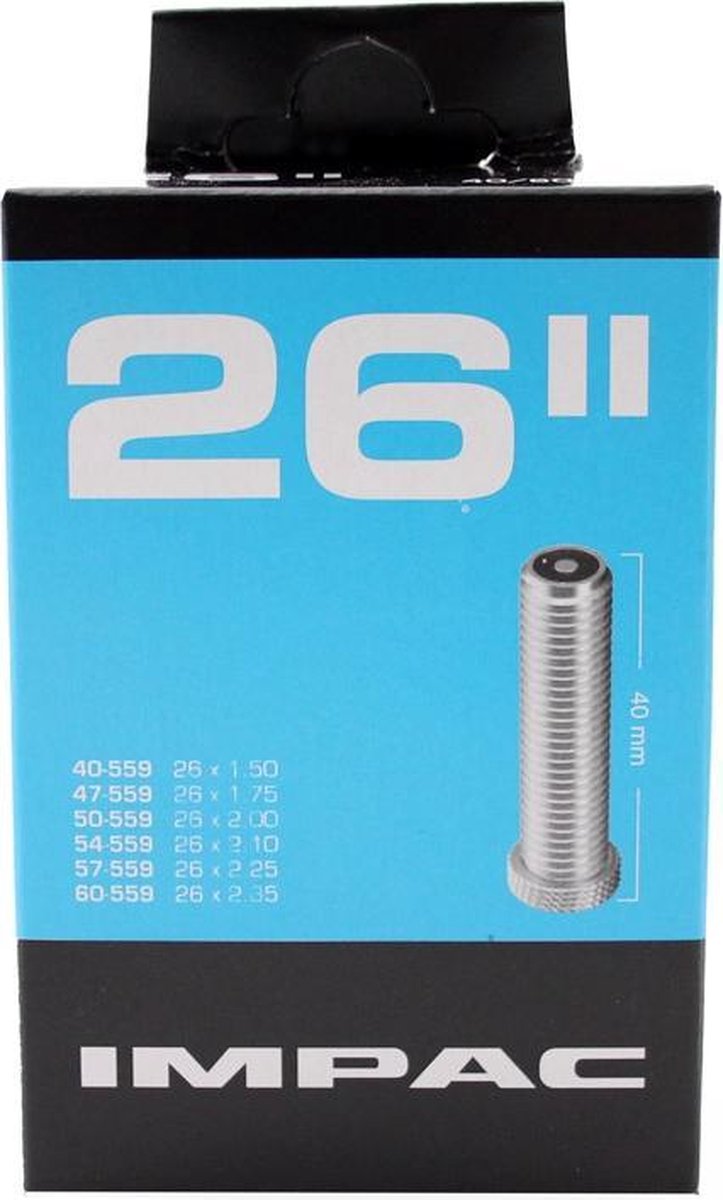 Impac Binnenband 26 Inch (40/60-559) Av 40 Mm - Zwart