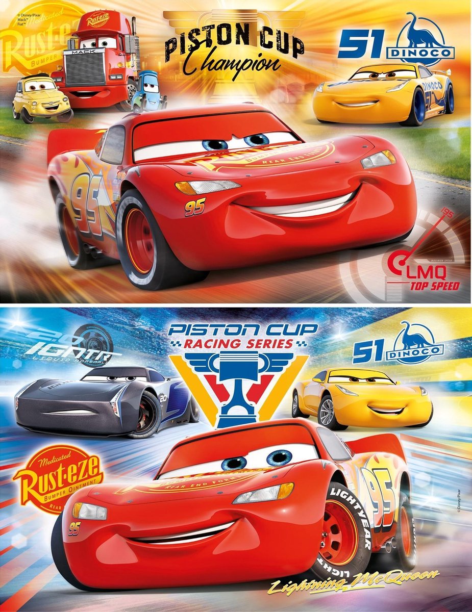 Clementoni Puzzel Cars 3 - 2 X 20 Stukjes