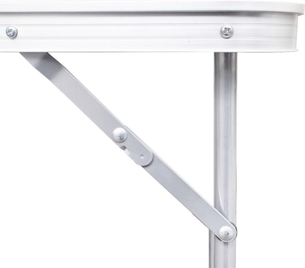 Vidaxl Campingtafel Inklapbaar En Verstelbaar 240x60 Cm Aluminium - Wit