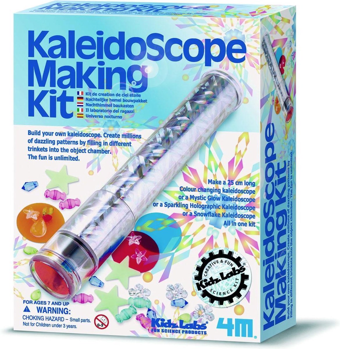 4M Kidzlabs: Maak Je Caleidoscoop - Silver
