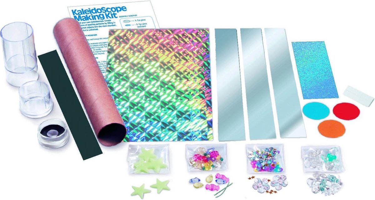 4M Kidzlabs: Maak Je Caleidoscoop - Silver