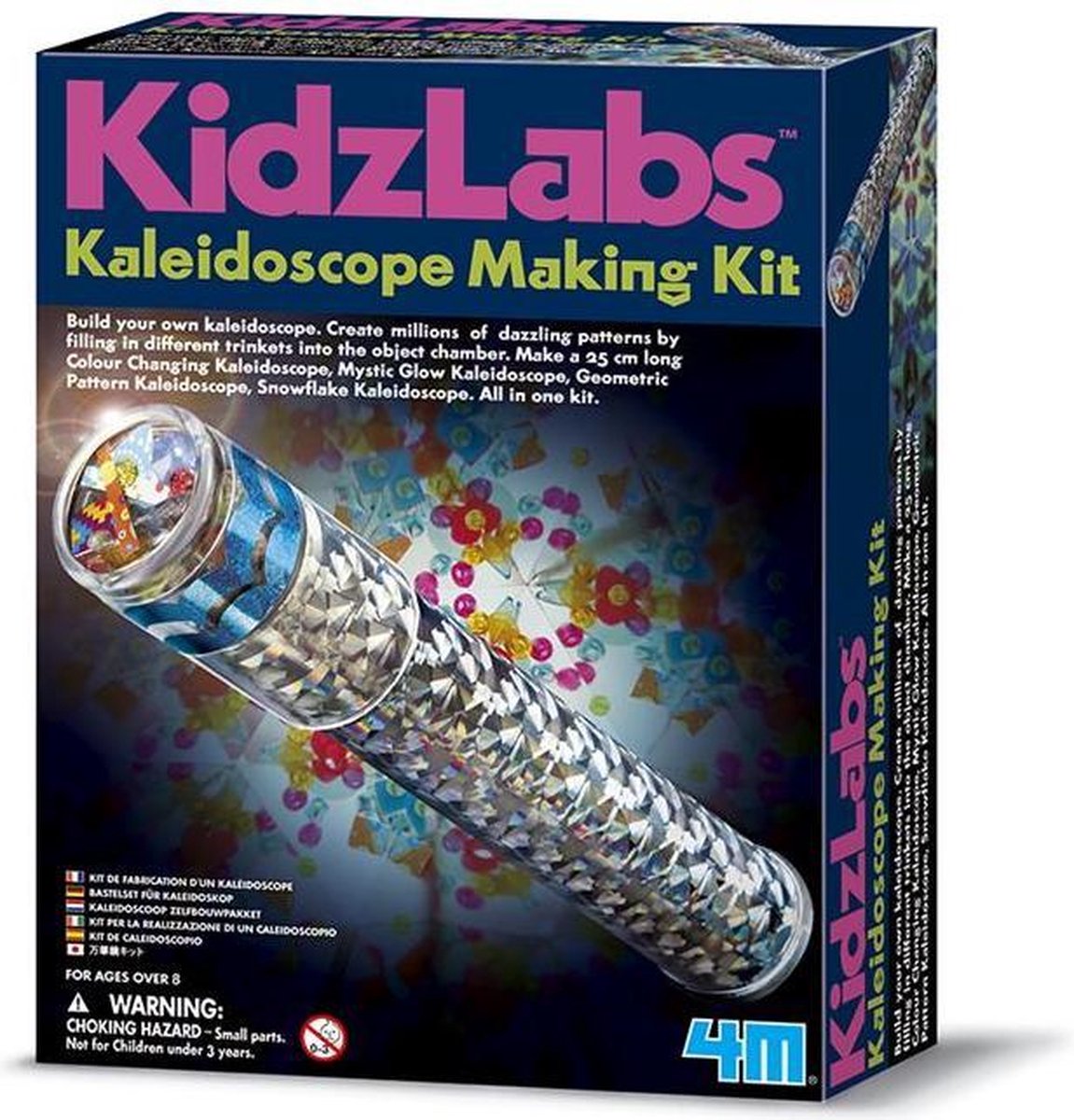 4M Kidzlabs: Maak Je Caleidoscoop - Silver