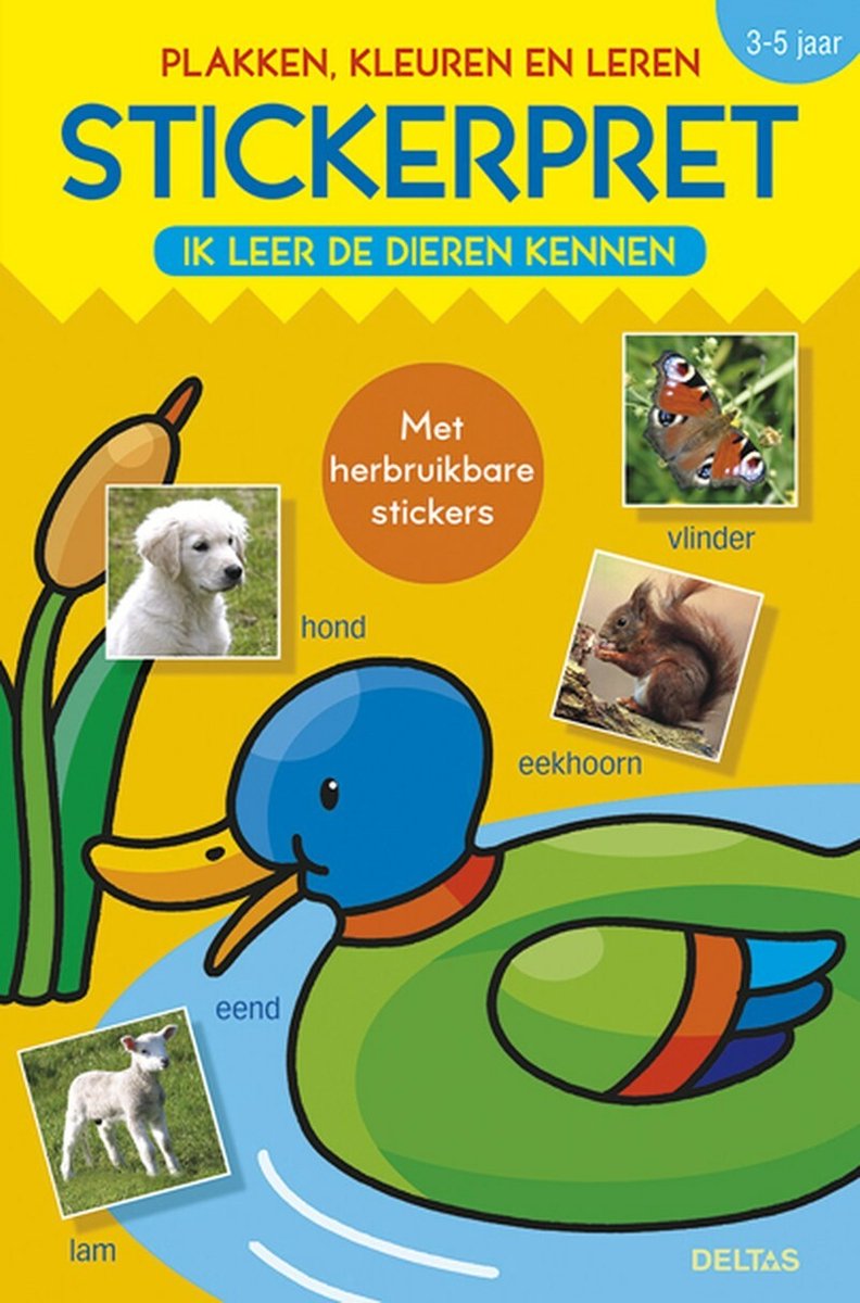 Stickerpret Ik Leer Dieren Kennen