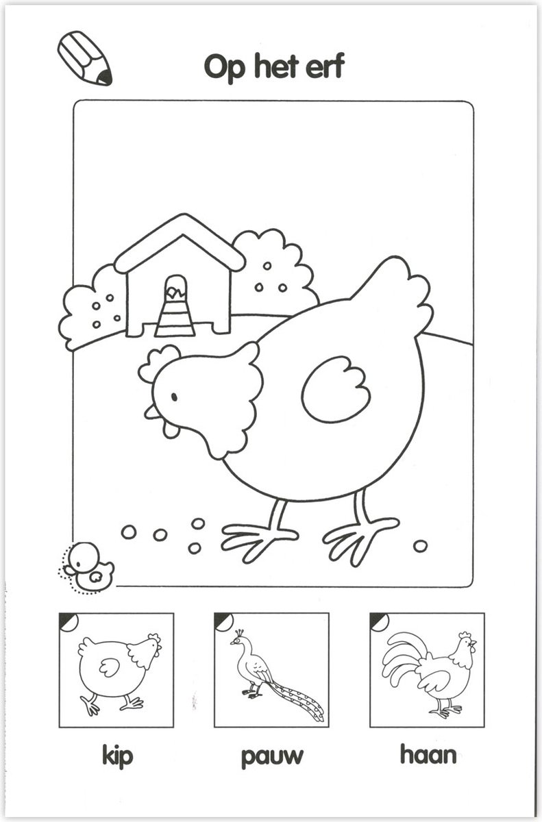 Stickerpret Ik Leer Dieren Kennen