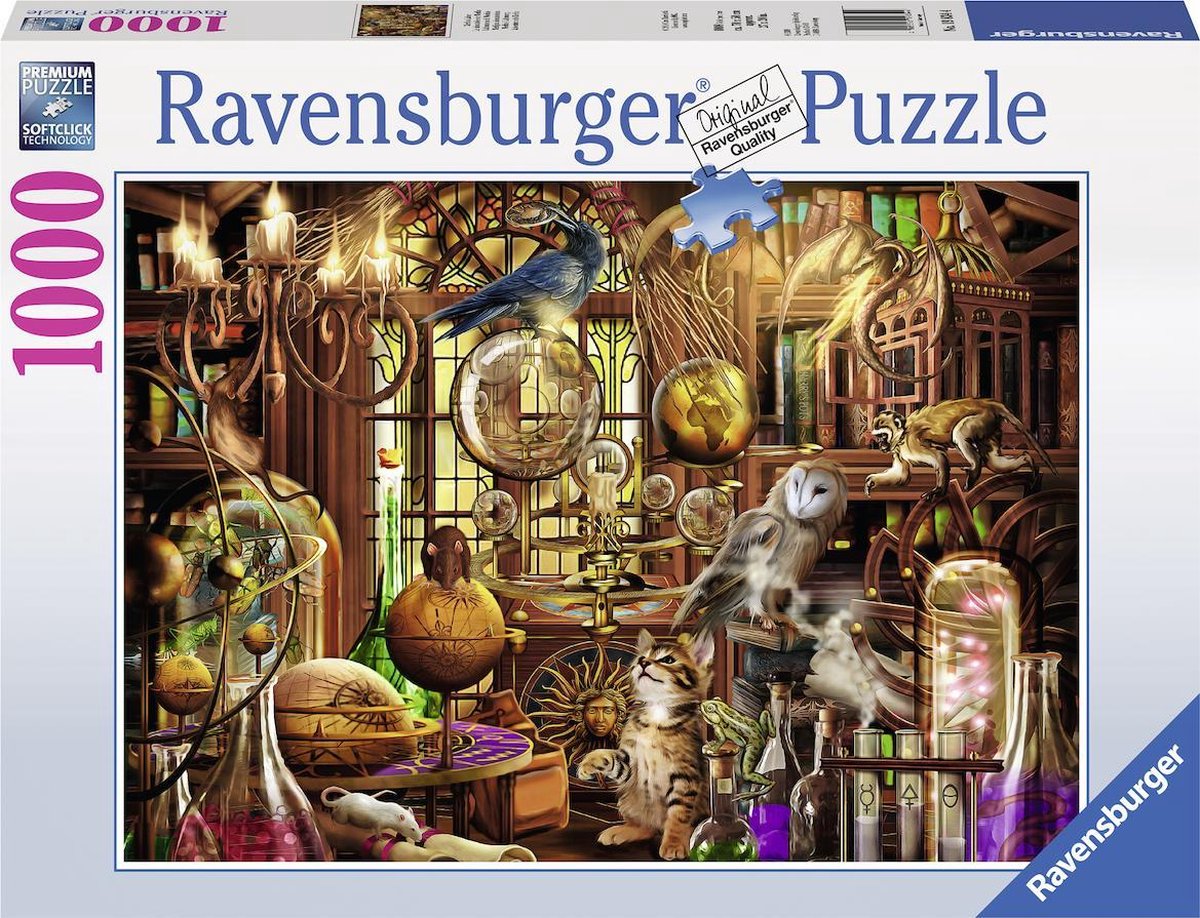 Ravensburger Puzzel Merlijns Laboratorium - 1000 Stukjes