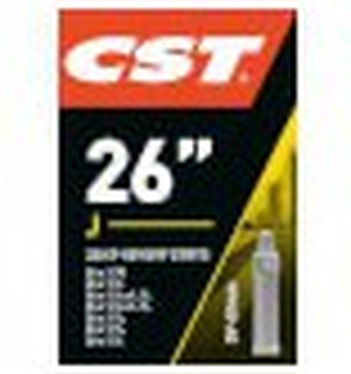 CST Binnenband 26 X 1 1/4-1.75 (47/32-559/597) Hv 40 Mm - Zwart
