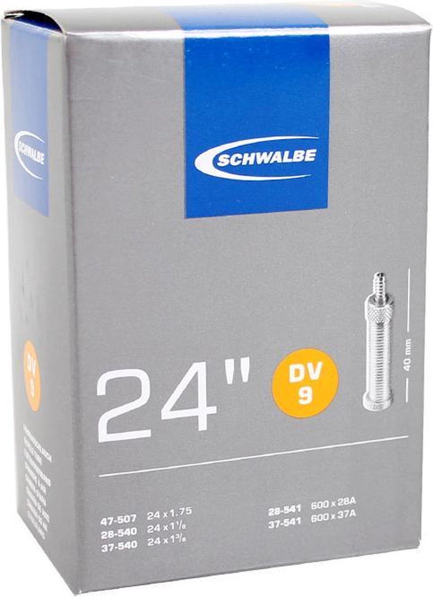 Schwalbe Binnenband 24 X 1.75/1 1/8 (28/47-507/541) Dv 32 Mm - Zwart