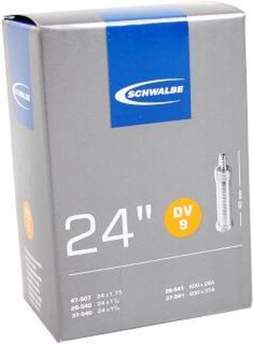 Schwalbe Binnenband 24 X 1.75/1 1/8 (28/47-507/541) Dv 32 Mm - Zwart