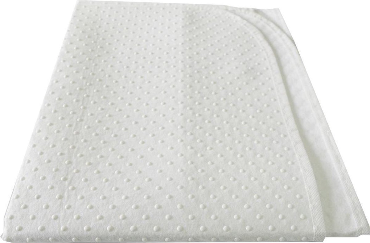 Matrasbeschermer Latex Noppen-140 X 200 Cm - Wit