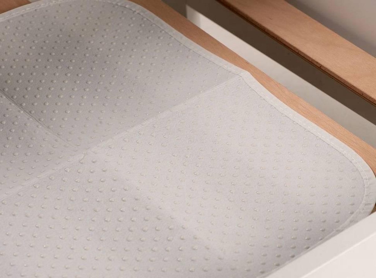 Matrasbeschermer Latex Noppen-140 X 200 Cm - Wit