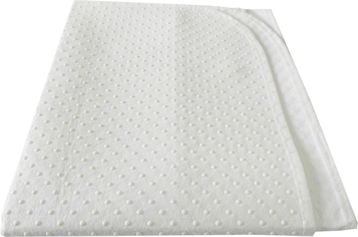 Matrasbeschermer Latex Noppen-90 X 200 Cm - Wit