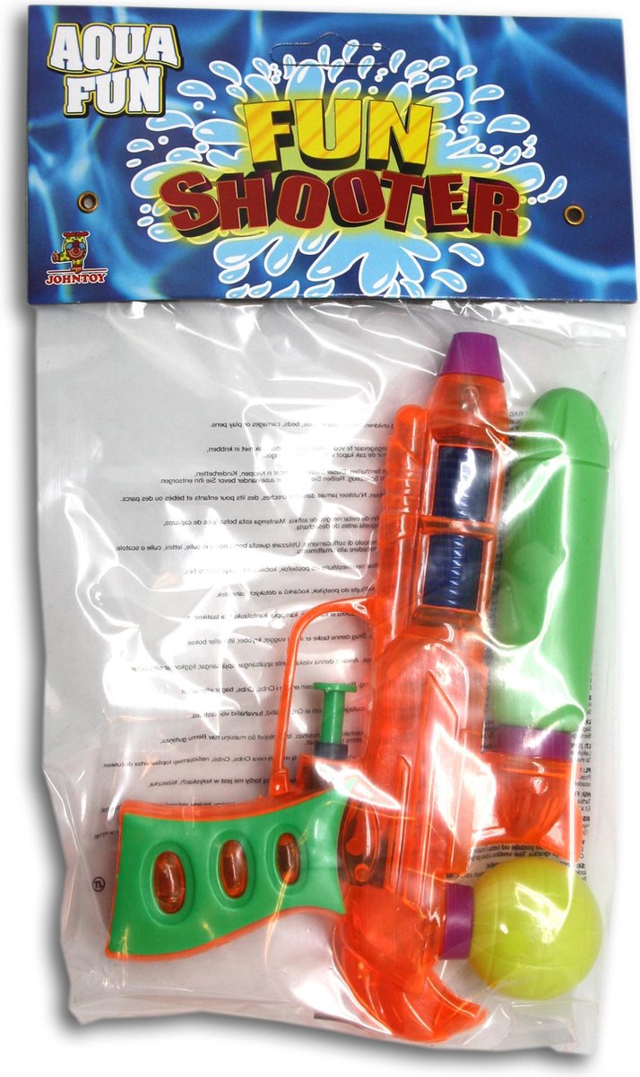 Johntoy Waterpistool Aqua Fun 17 Cm - Oranje