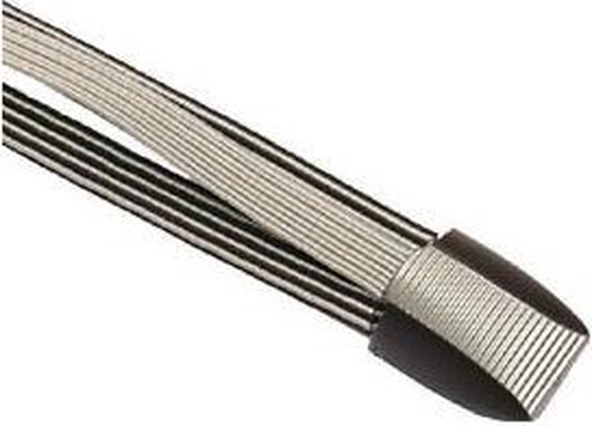 Bibia Snelbinder Trio 12 Mm 50 Cm Intrek/grijs - Zwart