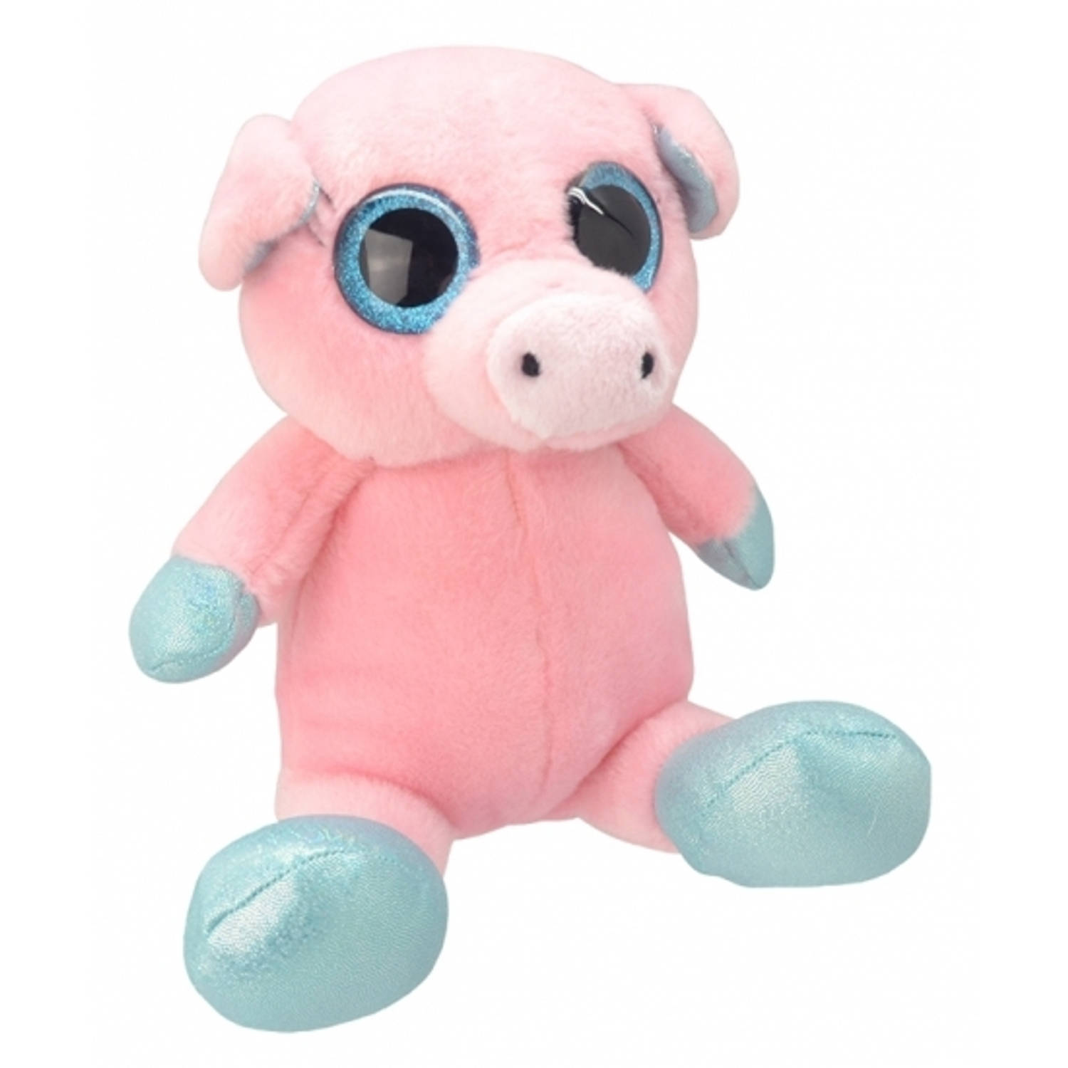 Pluche Varken Knuffel 18 Cm - Roze