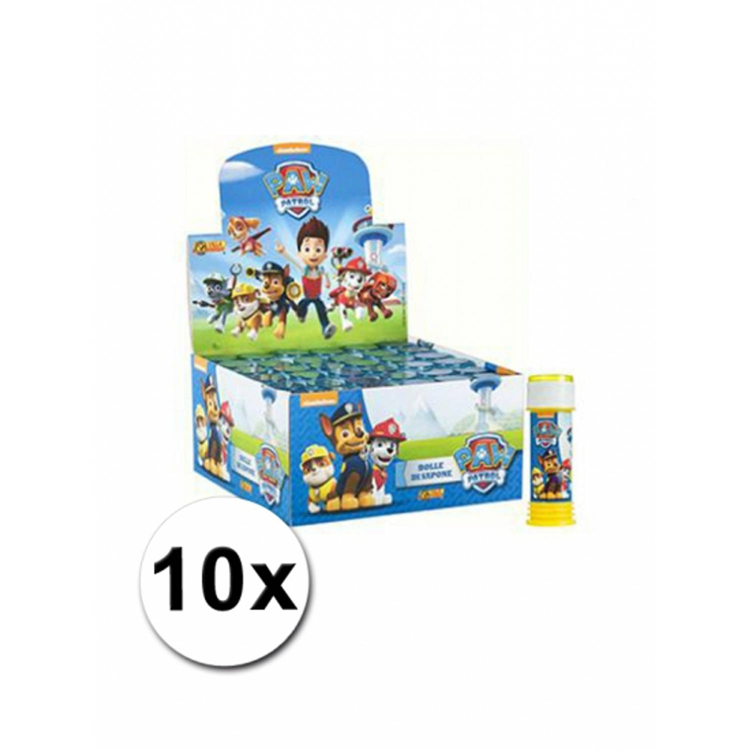 Paw Patrol Bellenblaas 10 Stuks