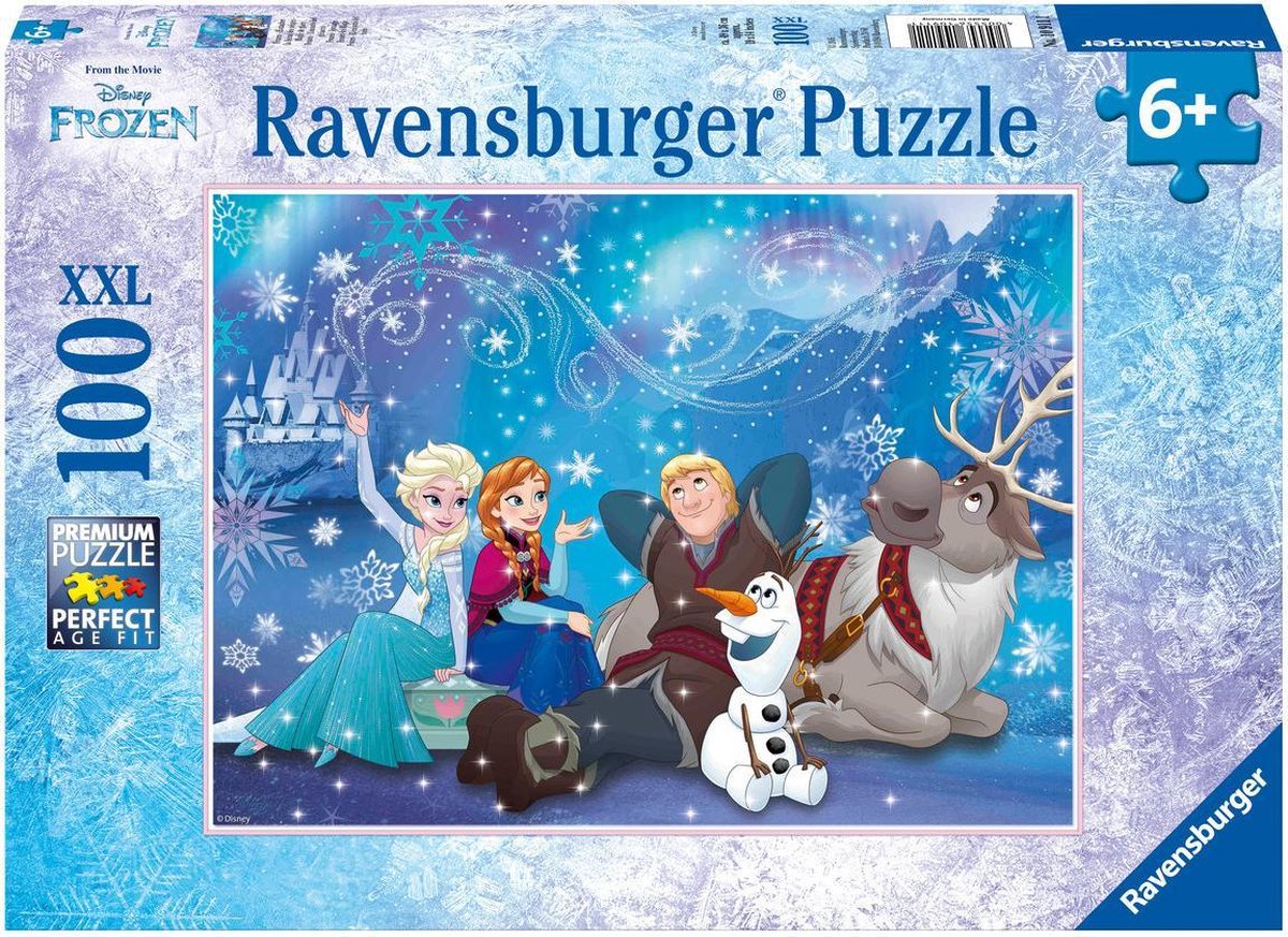 Ravensburger Puzzel Xxl Frozen: 100 Stukjes - Blauw