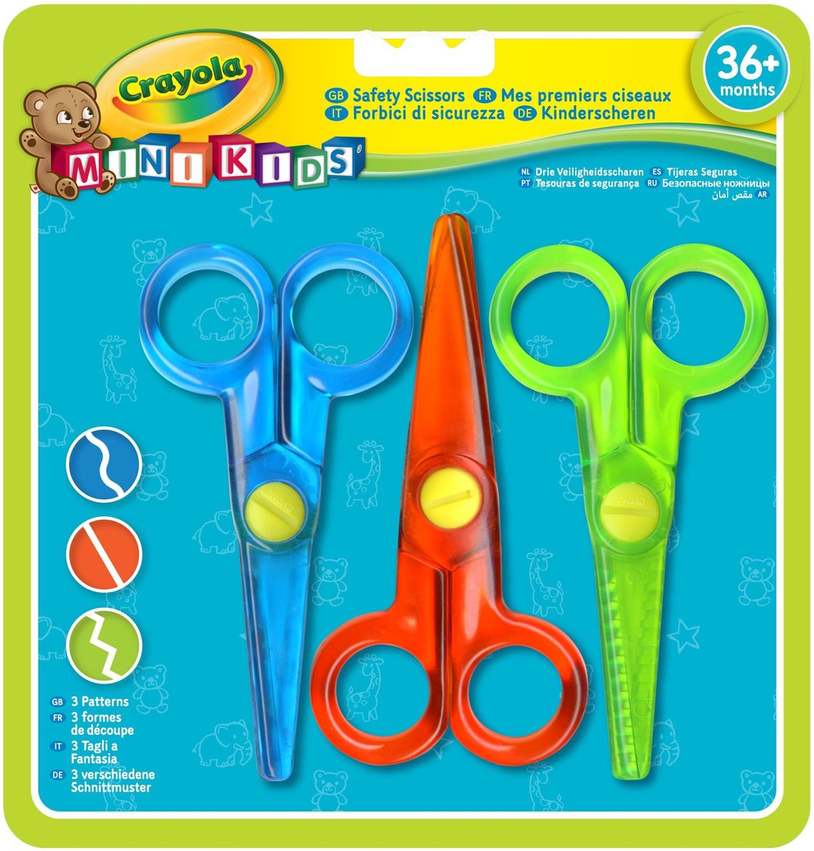 Crayola Mini Kids Kinderscharen - 3 Stuks