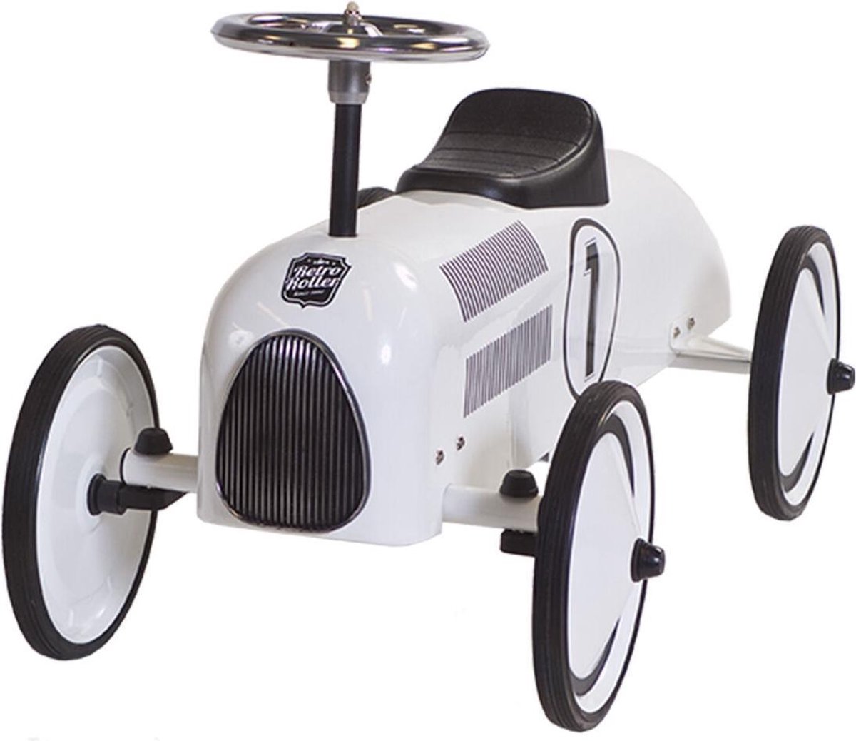 Retro Roller Loopauto Lewis - Wit