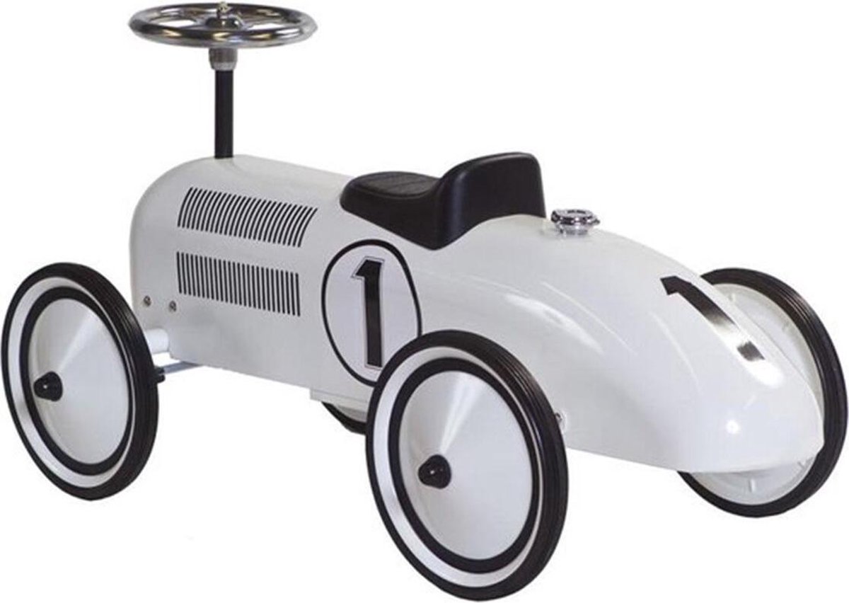 Retro Roller Loopauto Lewis - Wit