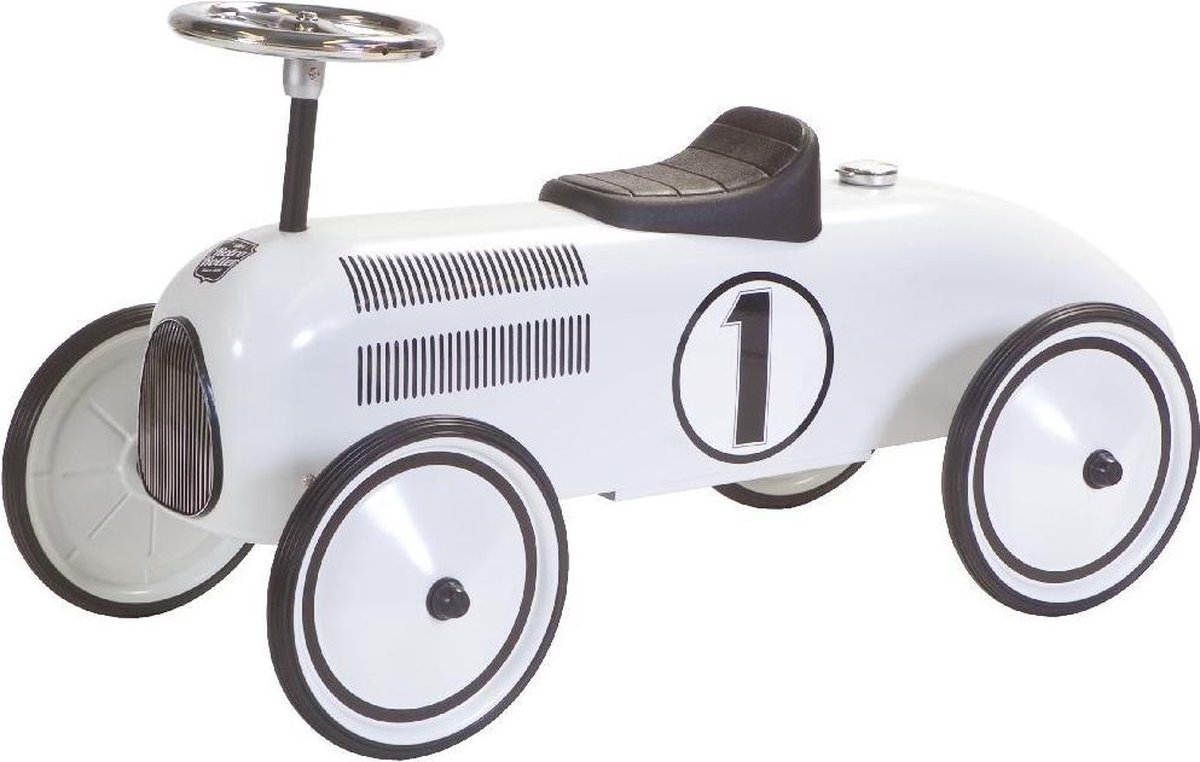 Retro Roller Loopauto Lewis - Wit