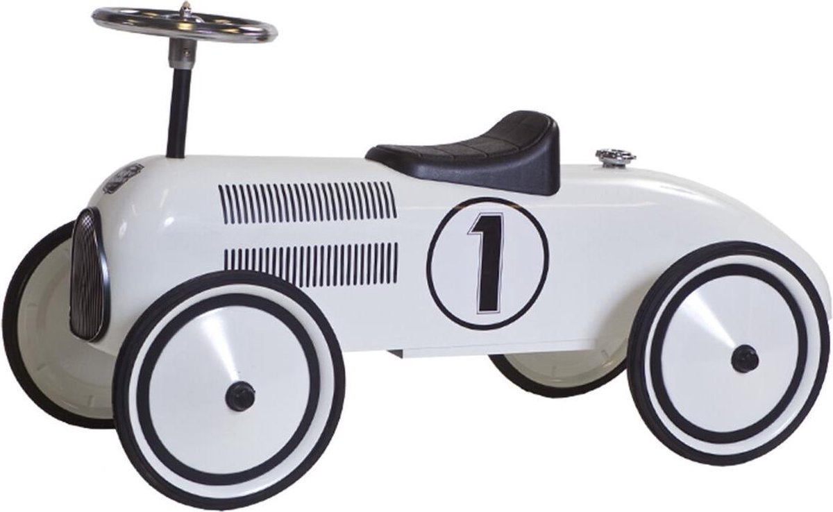 Retro Roller Loopauto Lewis - Wit