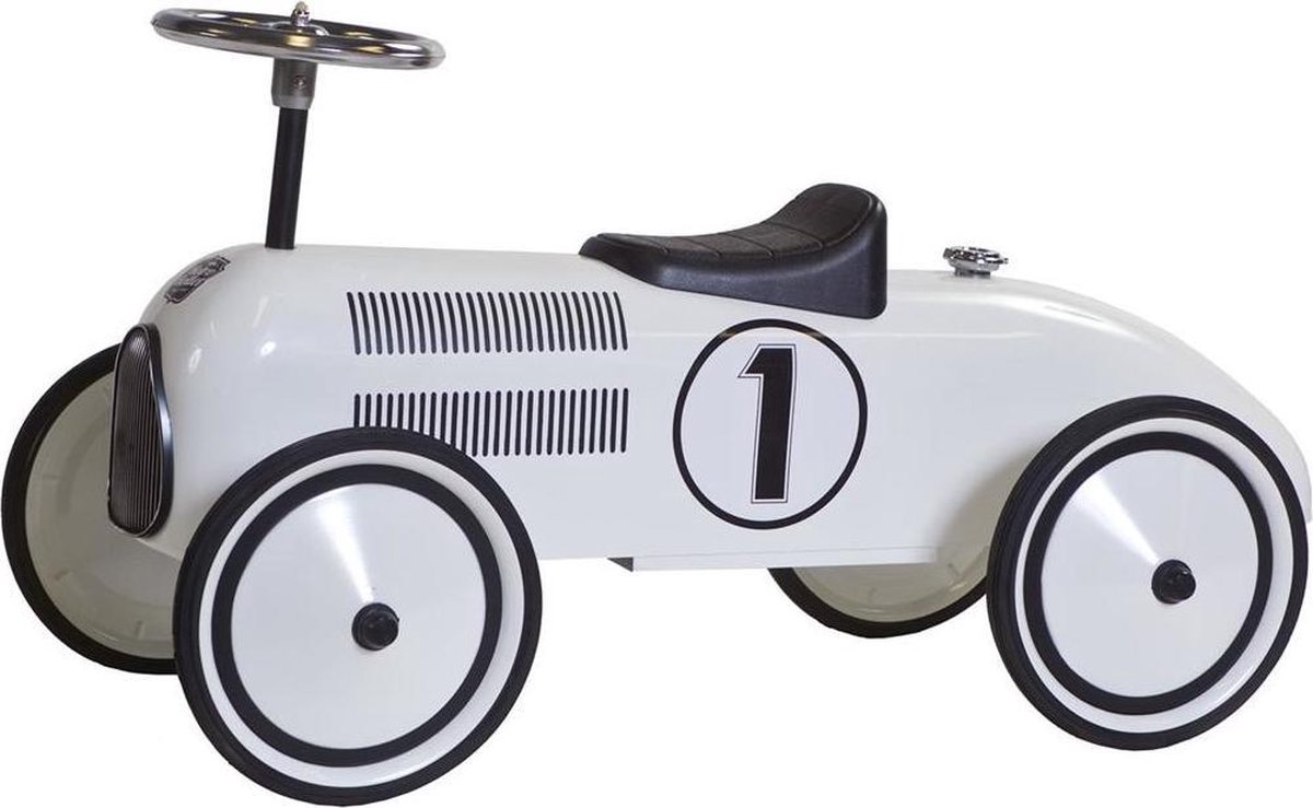 Retro Roller Loopauto Lewis - Wit