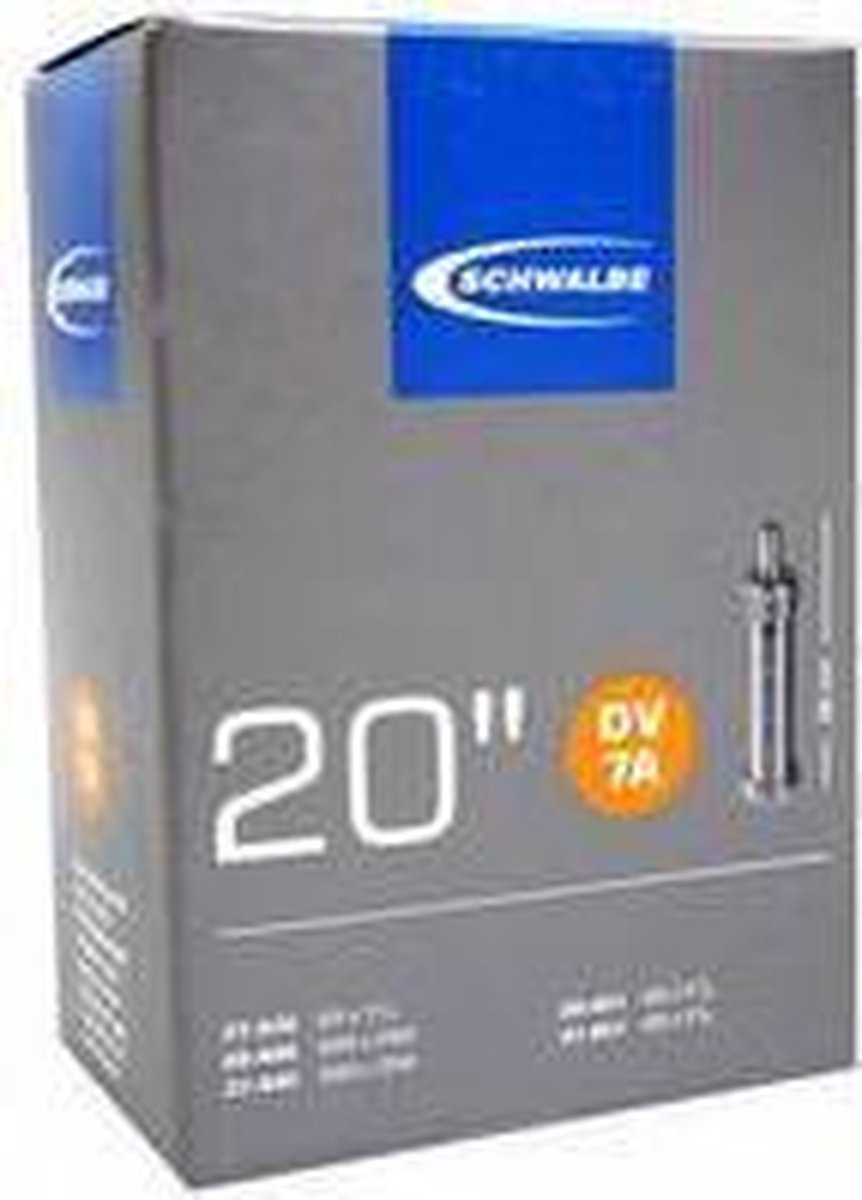 Schwalbe Binnenband 20 X 1 3/8-1 1/8 (28/37-438/451) Fv 40 Mm - Zwart