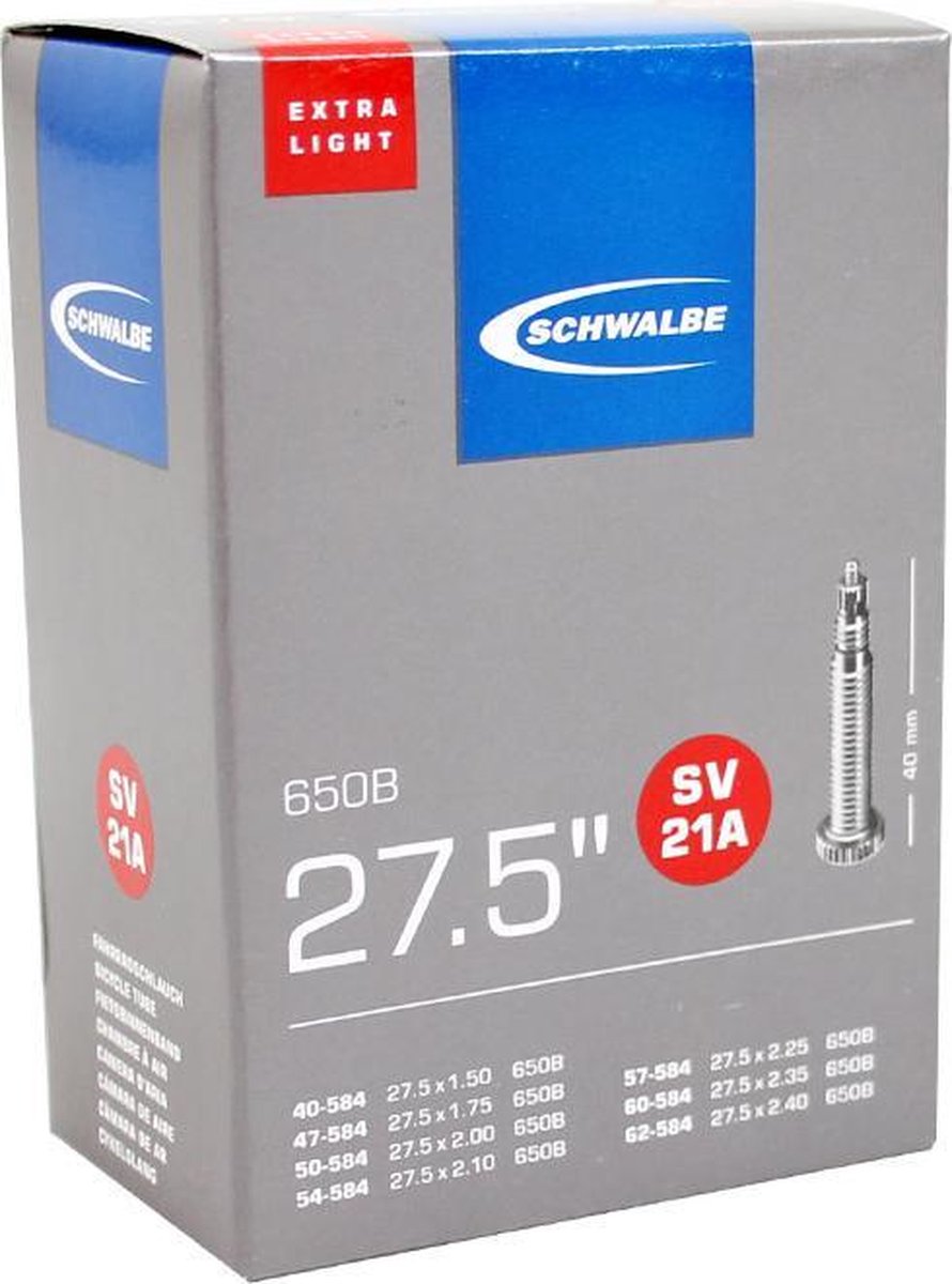 Schwalbe Binnenband 27.5 X 1.50/2.40(41/62-584) Fv 40 Mm - Zwart