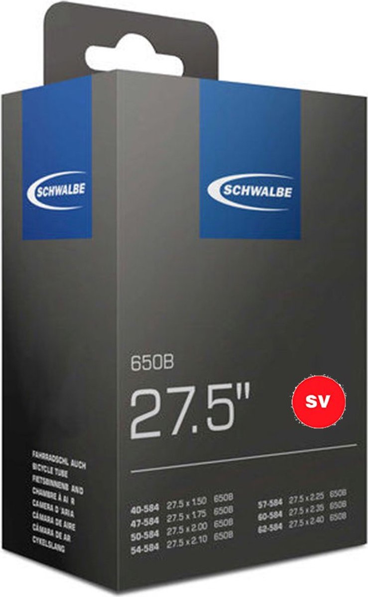 Schwalbe Binnenband 27.5 X 1.50/2.40(41/62-584) Fv 40 Mm - Zwart