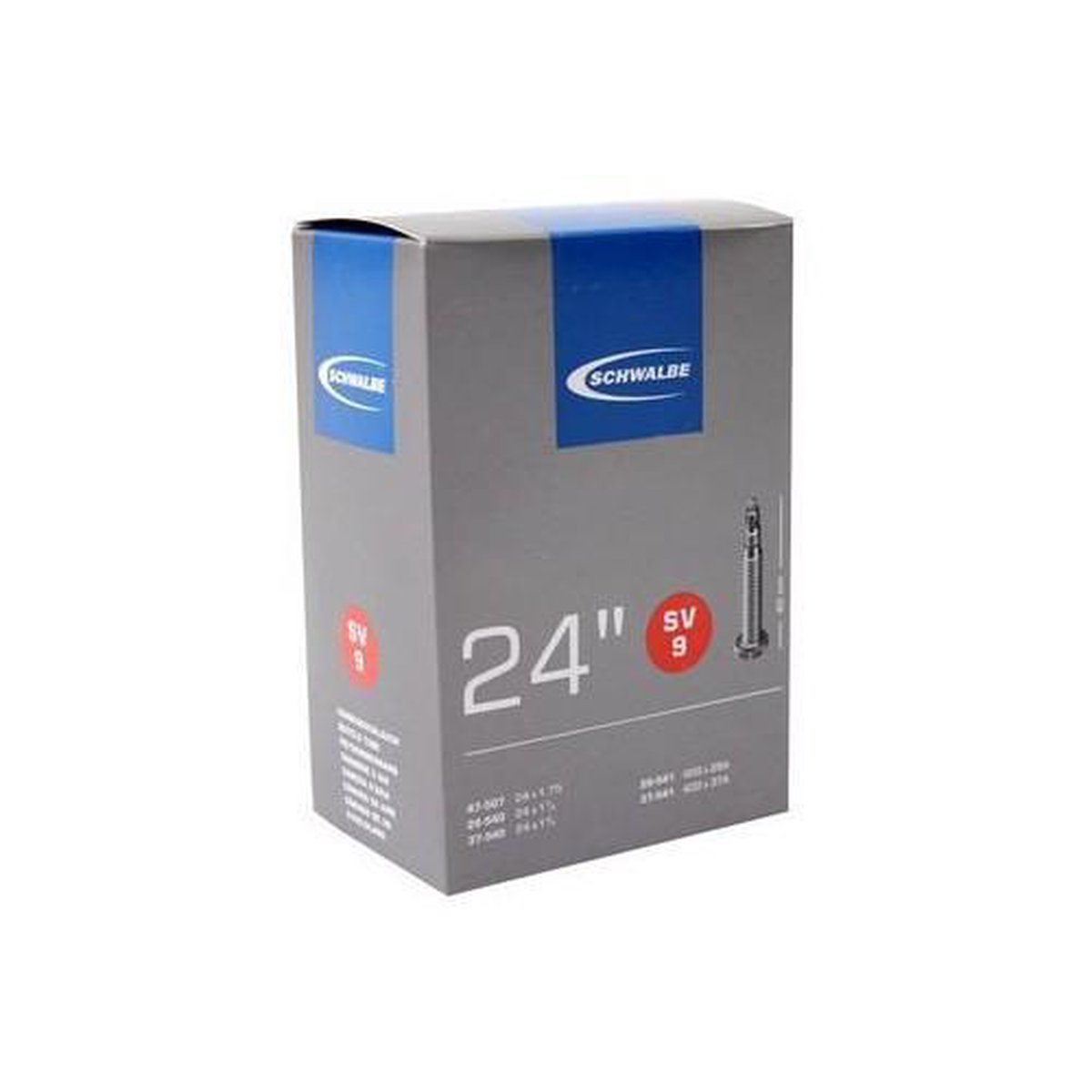 Schwalbe Binnenband 24 X 1.75/1 3/8*(28/47-507/541) Fv 40 Mm - Zwart