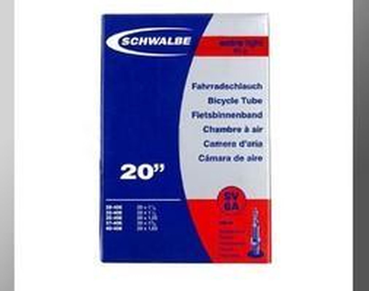 Schwalbe Binnenband 20 X 0.90-1.50 (23/40-406) Fv 40 Mm - Zwart