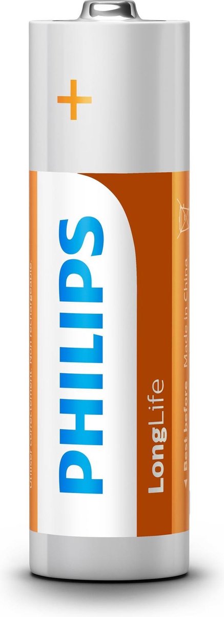 Philips Longlife Batterijen - 12 Stuks - Aa