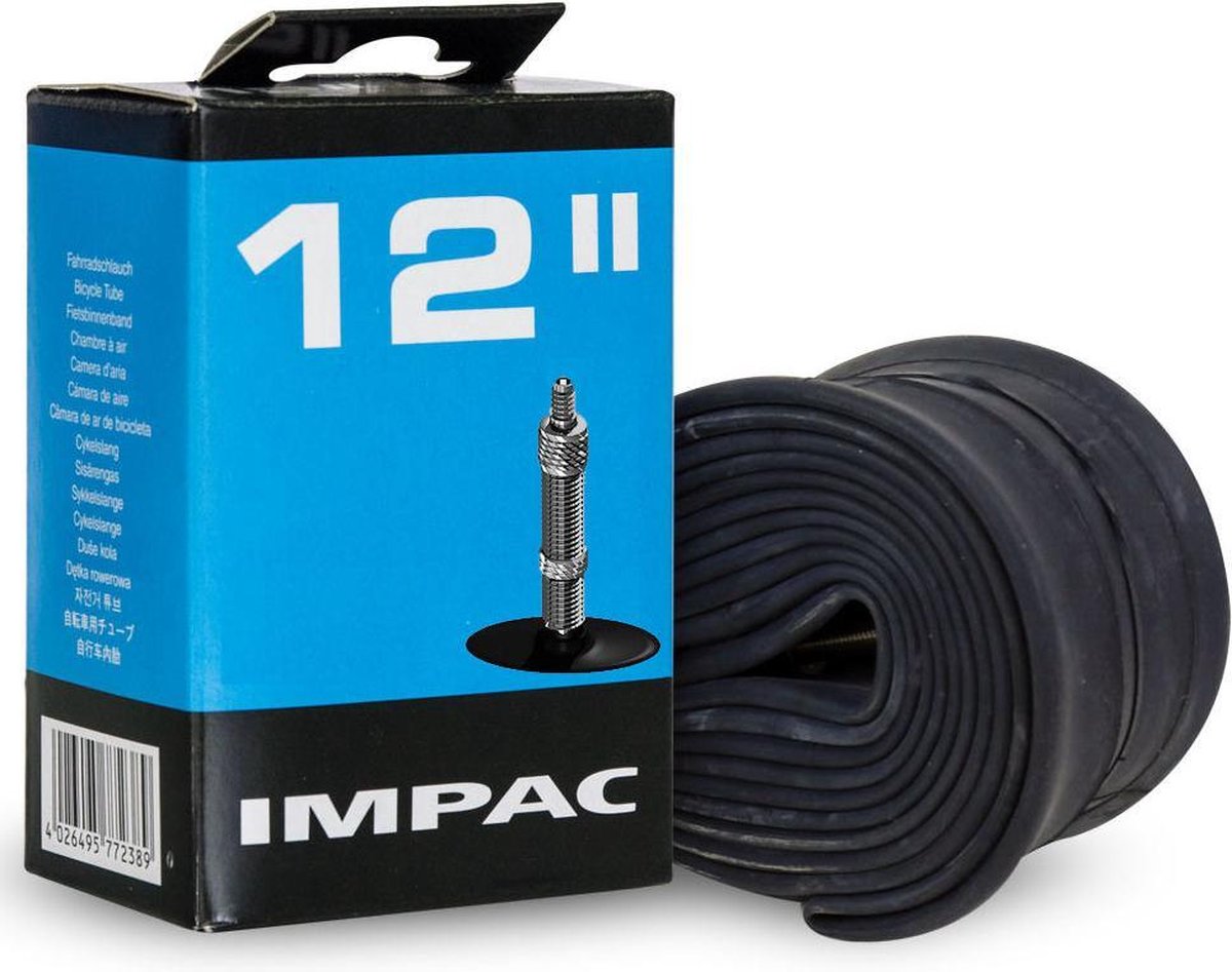 Impac Binnenband 12 X 1.75/2.10(47/62-203) Dv 26 Mm - Zwart