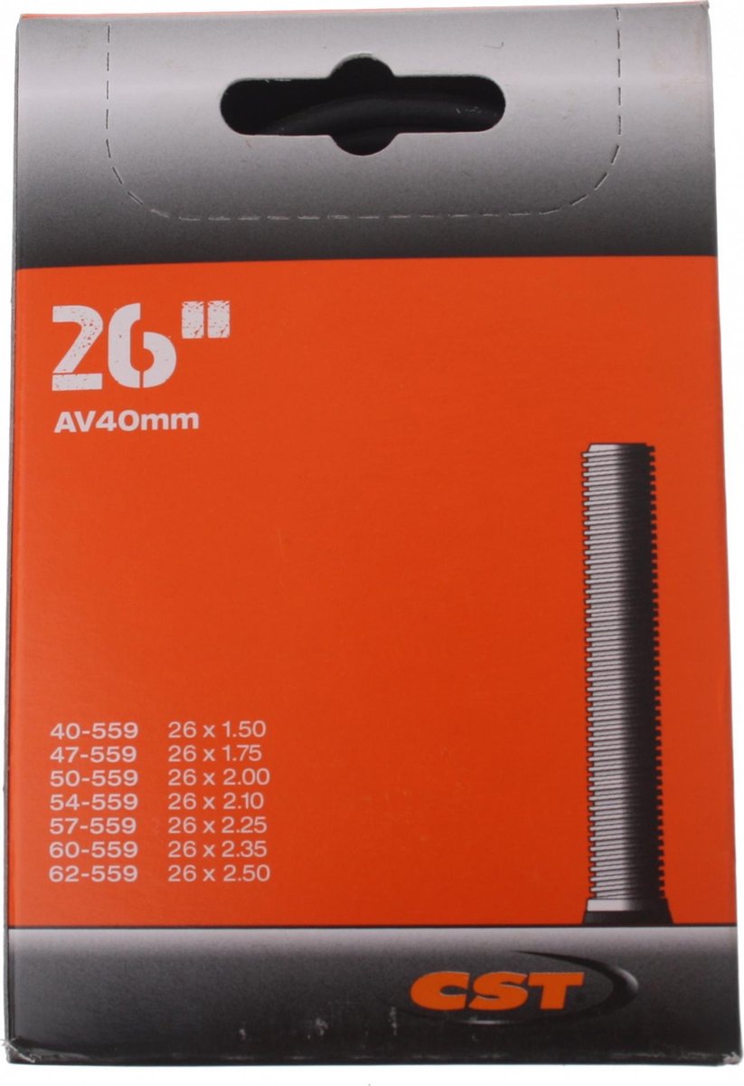 CST Binnenband 26 Inch (40/62-559) Av 40 Mm - Zwart