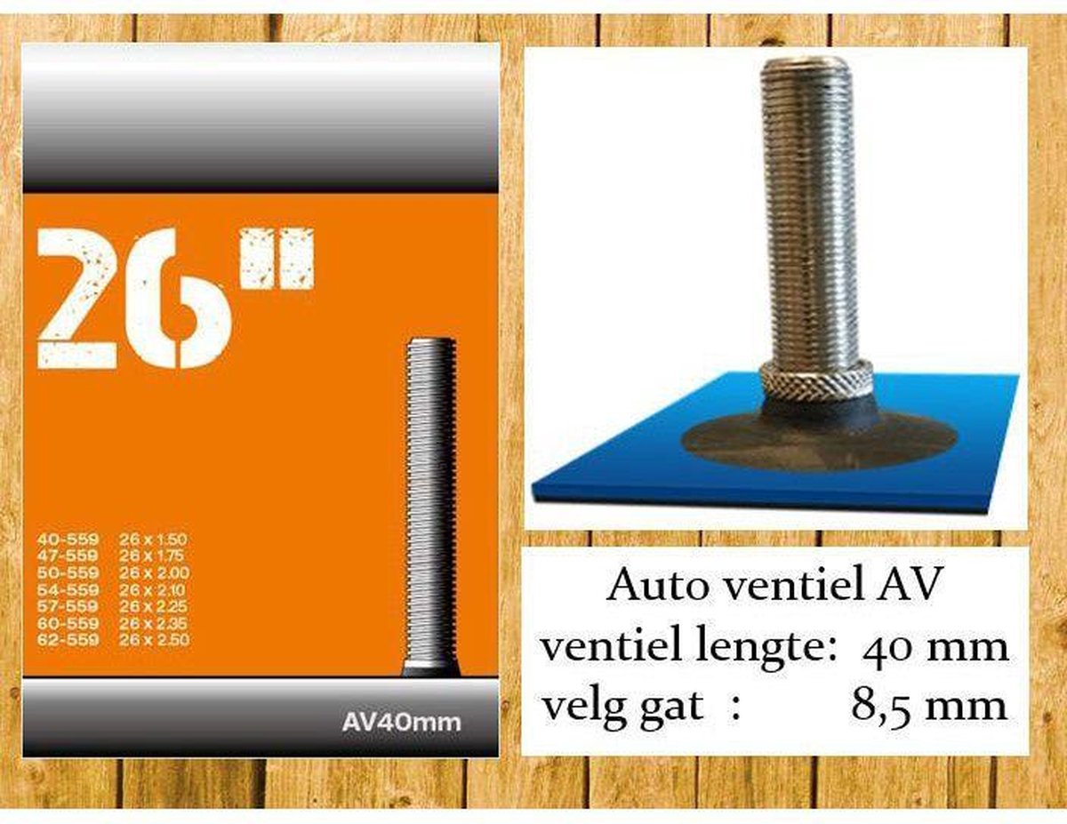 CST Binnenband 26 Inch (40/62-559) Av 40 Mm - Zwart
