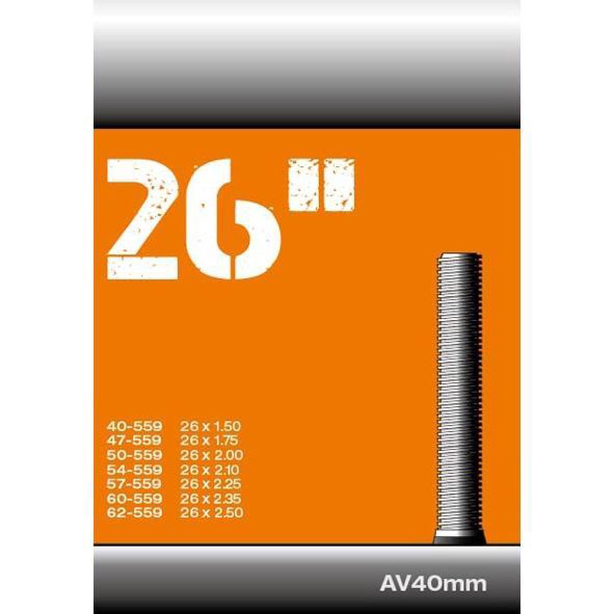 CST Binnenband 26 Inch (40/62-559) Av 40 Mm - Zwart