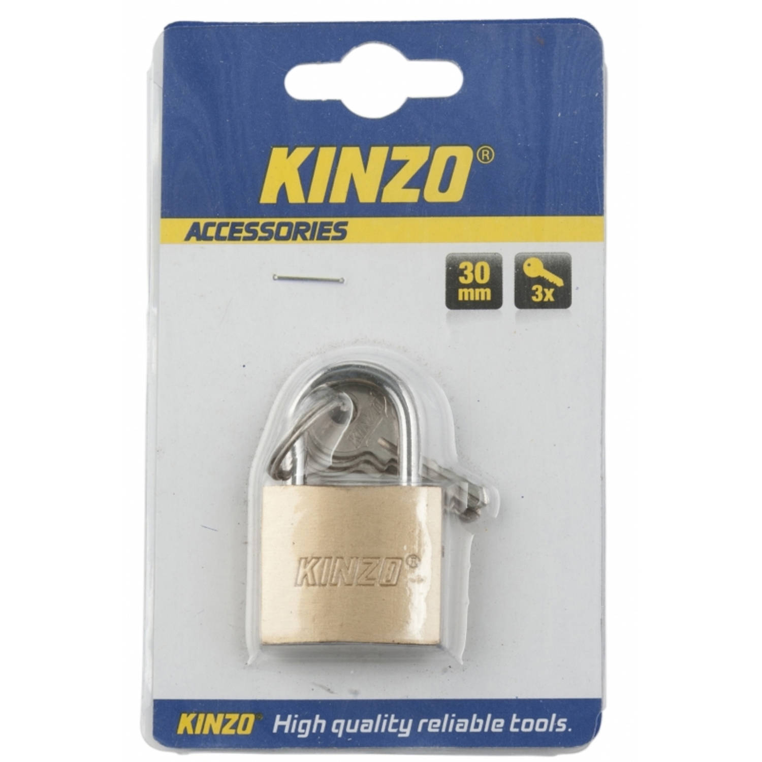 Kinzo 2x Hangslot 30mm