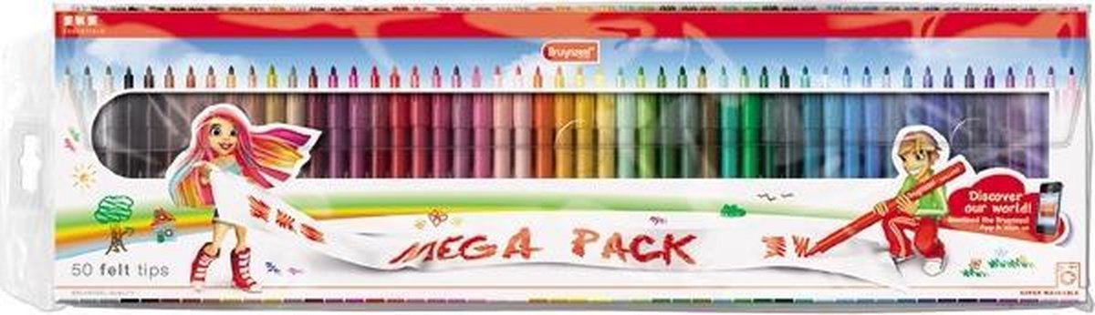 Bruynzeel Etui 50 Viltstiften